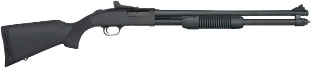 Picture of Mossberg 50699 590 Persuader 20 Gauge 8+1 3" 20" Cylinder Bore Barrel, Matte Blued Metal Finish, Drilled & Tapped Receiver, Ghost Ring Sight, Synthetic Stock