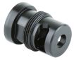 Picture of Griffin Armament TMM762 Taper Mount Minimalist Black 17-4 Stainless Steel with 5/8"-24 tpi Threads, 1.34" OAL & 1.07" Diameter for 30 Cal