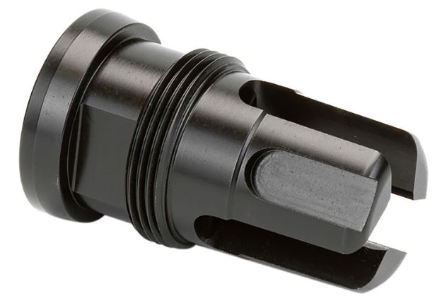 Picture of Griffin Armament TMMFH5824 Minimalist Taper Mount Flash Suppressor Black 17-4 Stainless Steel with 5/8"-24 tpi Threads, 1.80" OAL &  1.07" Diameter for 30 Cal