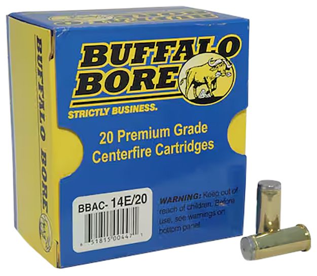 Picture of Buffalo Bore Ammunition 14E20 Anti-Personnel Strictly Business 44S&W Spl 200gr Hard Cast Wadcutter 20 Per Box/12 Case