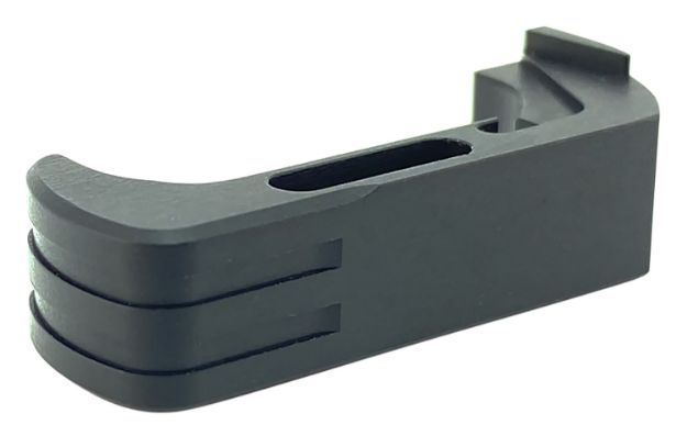 Picture of Cross Armory CRG5MCBK Mag Catch  Extended Compatible w/Glock Gen4-5 Black Anodized Aluminum