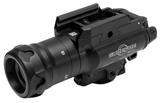 Picture of SureFire X400VHBIRC X400VH MasterFire Black Anodized 350 Lumens White LED/Infrared Laser/Infrared Illuminator