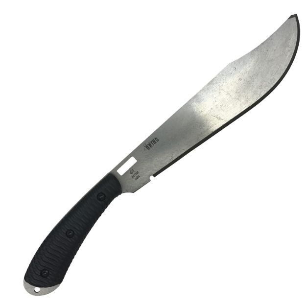 Picture of Southern Grind SG01070002 Grandaddy  11.78" Fixed Bowie Plain Satin 8670 Steel Blade, Black G10 Handle