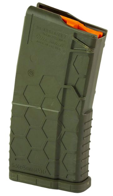 Picture of Hexmag HX20AR15ODG Shorty  OD Green Polymer 20rd 5.56x45mm NATO for AR-15