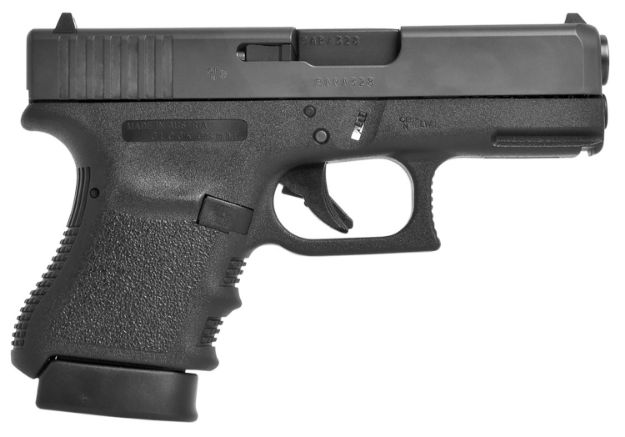 Picture of Glock UI3650201FGR G36 Sub-Compact 45 ACP 6+1 3.78" Hammer Forged Barrel Matte Black Serrated Steel Slide Black Polymer Frame w/Picatinny Rail Black Textured Finger Grooved Polymer Grips Right Hand