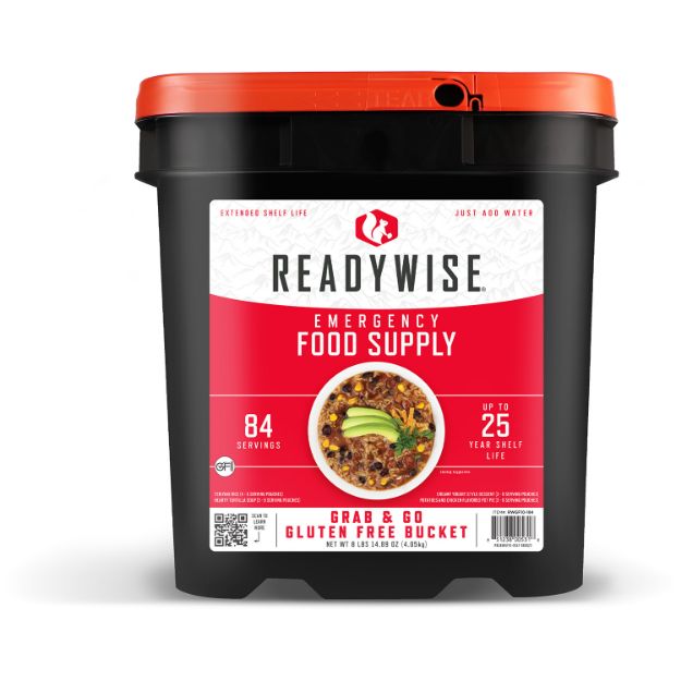 Picture of ReadyWise RWGF01184 Gluten Free Freeze Dried Entrees 84 Servings Per Bucket