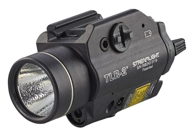 Picture of Streamlight 69120 TLR-2 Gun Light  Black Anodized 300 Lumens White C4 LED/Red Laser