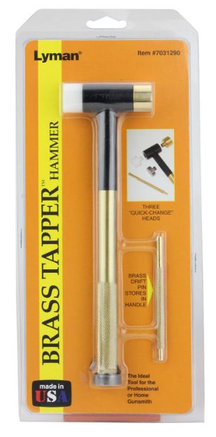 Picture of Lyman 7031290 Brass Tapper  Brass/Nylon/Steel