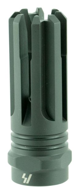 Picture of Strike Industries VENOMFH308 Venom Flash Hider Black Steel with 5/8"-24 tpi Threads, 2.16" OAL & 0.862" Diameter for 308 Win, 7.62x51mm NATO AR-Platform