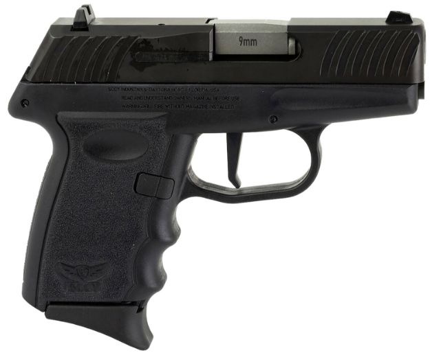 Picture of SCCY Industries DVG1CBBK DVG-1  9mm Luger 10+1 10rd 3.10" Carbon Black Stainless Steel Slide Black