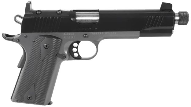 Picture of Kimber Mfg.,inc 3000457 Custom LW Shadow Ghost OR TFS 9mm 9+1 5" Black Match Grade KimPro Black Optic Ready Stainless Slide KimPro Gray F/S Rubber Grip Crimson Trace Urban Camouflage Grip