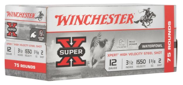 Picture of Winchester Ammo WEX12L2VP Super X Xpert High Velocity 12Gauge 3.50" 1 3/8oz 2Shot 75 Per Box/2 Case *Value Pack