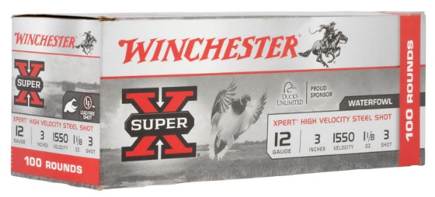 Picture of Winchester Ammo WEX1233VP Super X Xpert High Velocity 12Gauge 3" 1 1/8oz 3Shot 100 Per Box/2 Case *Value Pack