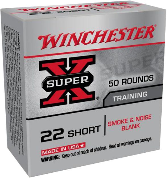 Picture of Winchester Ammo X22SBW Super X Blank 22Short 50 Per Box/100 Case