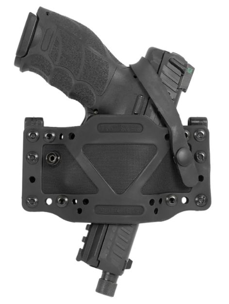 Picture of Limbsaver 12504 CrossTech  IWB/OWB Black Polymer Belt Clip/Strap Fits Universal Handgun Ambidextrous