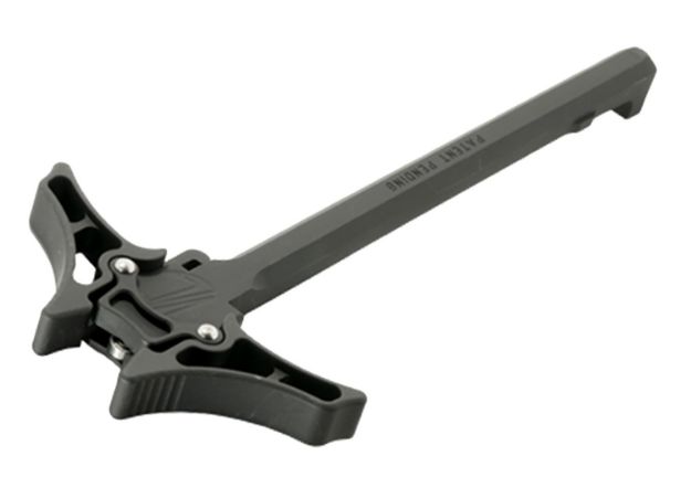 Picture of Timber Creek Outdoors AR10AMBICHBL Enforcer Charging Handle AR-10 Black Billet Aluminum Ambidextrous Hand