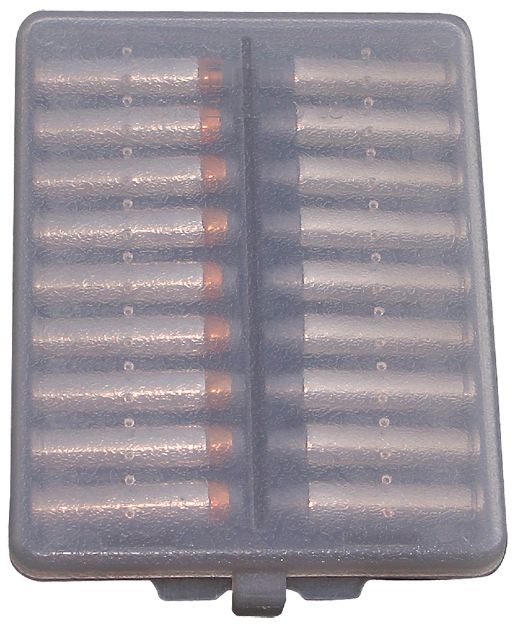 Picture of MTM Case-Gard W183841 Ammo-Wallet  Handgun Multi-Caliber 18rd Clear Smoke Polymer