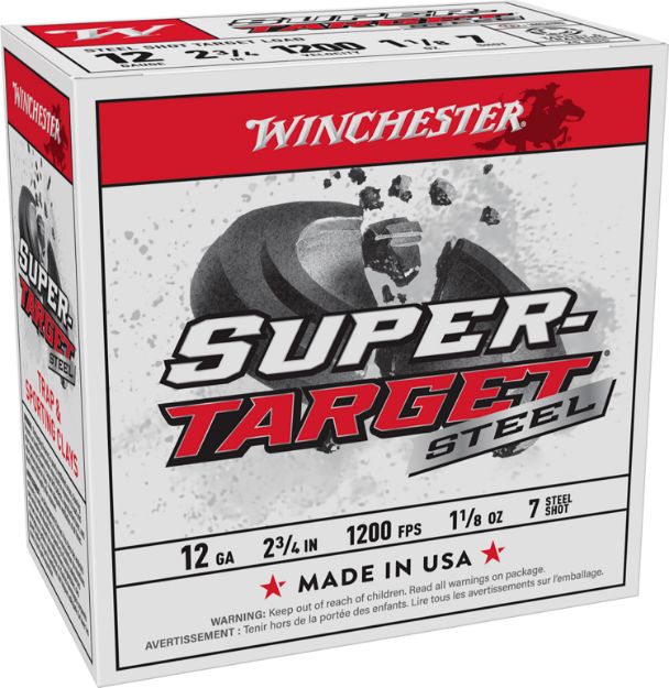 Picture of Winchester Ammo TRGT12S7 Super-Target  12Gauge 2.75" 1 1/8oz 7Shot 25 Per Box/10 Case