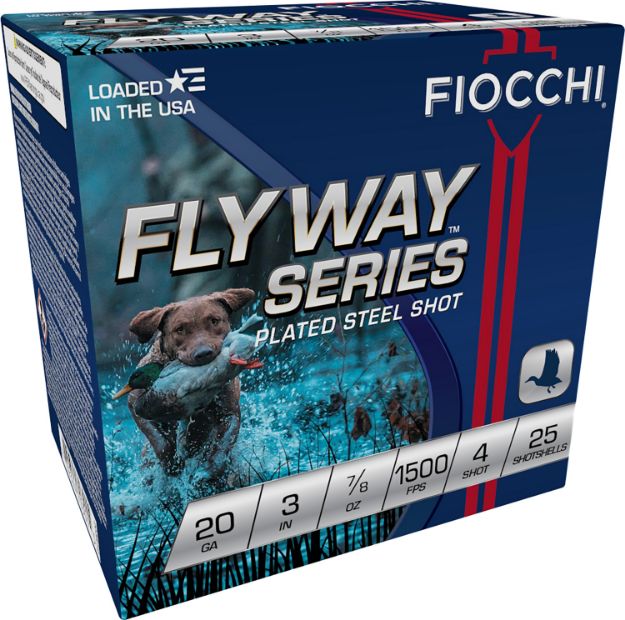 Picture of Fiocchi 203ST4 Flyway  20Gauge 3" 7/8oz 4Shot 25 Per Box/10 Case