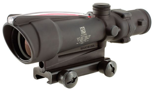 Picture of Trijicon 100145 ACOG  Matte Black 3.5x35mm Illuminated Red Chevron .223/5.56 BDC Reticle