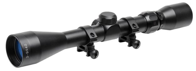 Picture of TruGlo TG-85394XB Buckline  Black Anodized 3-9x 40mm 1" Tube BDC Reticle