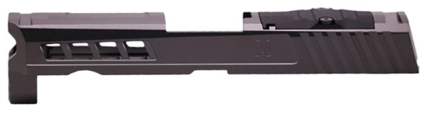 Picture of True Precision Inc TPP32CSBCRMR Axiom Optic Cut Slide Fits Sig P320 Black DLC Anodized 416R Stainless Steel