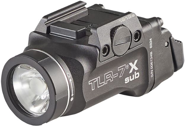 Picture of Streamlight 69407 TLR-7 X Sub USB  Black Anodized 500 Lumens  White LED S&W M&P M2.0 Subcompact/Beretta Px4 Storm