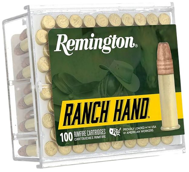 Picture of Remington Ammunition R21273 Ranch Hand Rimfire 22LR 38gr Copper Plated Hollow Point 100 Per Box/50 Case