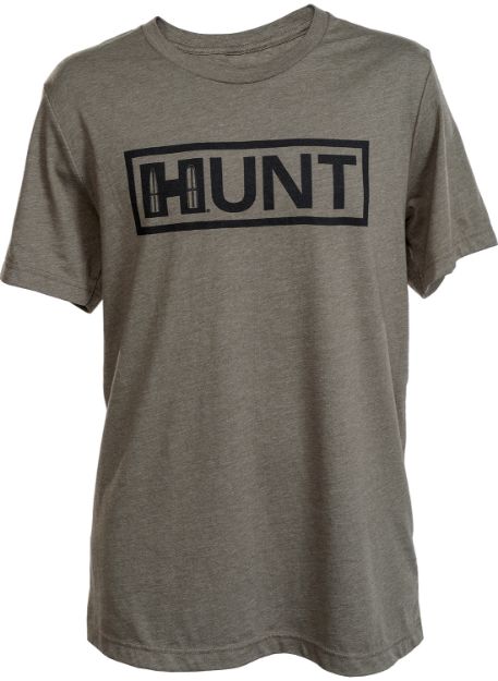 Picture of Hornady 99605M Hunt  OD Green Tri-Blend Short Sleeve Medium