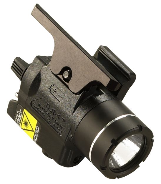 Picture of Streamlight 69241 TLR-4 Gun Light  Black 170 Lumens White C4 LED/Red Laser HK USP Compact