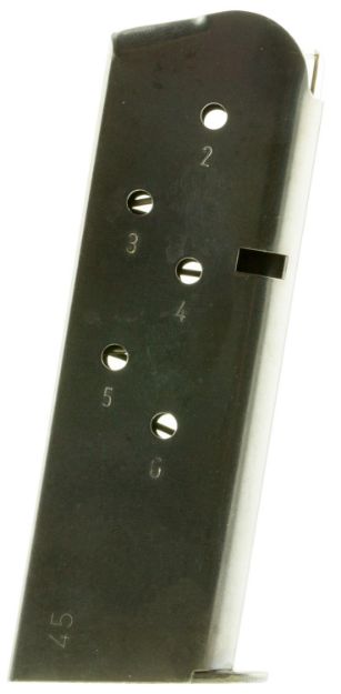 Picture of Magnum Research MAG1911456 1911  Black Detachable 6rd 45 ACP