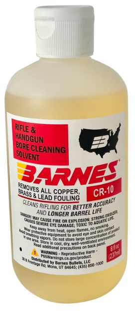 Picture of Barnes Bullets 30755 CR-10 Bore Cleaner 8 oz Squeeze Bottle