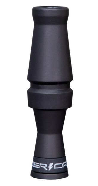 Picture of Power Calls 21801 Jolt DR  Open Call Double Reed Attracts Mallards Stealth Black Polycarbonate