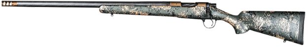 Picture of Christensen Arms 8010620900 Ridgeline FFT 7mm-08 Rem 4+1 20" Carbon Fiber/Threaded Barrel, Burnt Bronze Cerakote, Green with Black/Tan Accents Stock, Left Hand