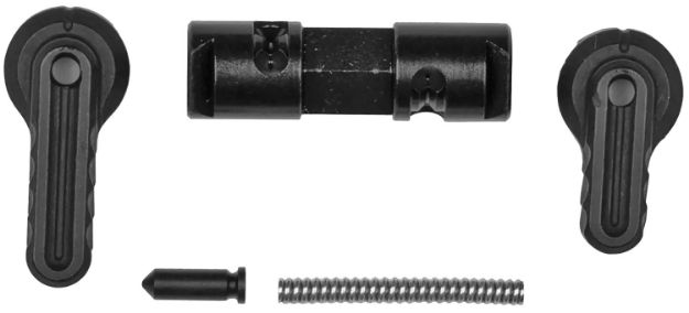 Picture of Battle Arms Development BADASSPRO Bad-Ass-Pro Reversible Safety Selector Black Phosphate Steel, Ambidextrous, 90/60 degree for S&W M&P15-22