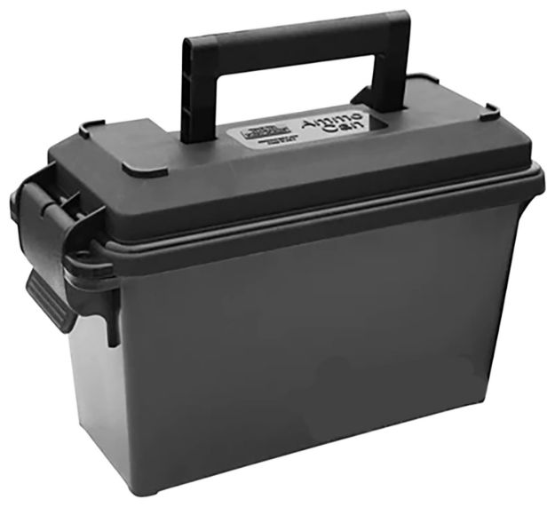 Picture of MTM Case-Gard AC30T40 Ammo Can Tall 30Cal Black Polypropylene