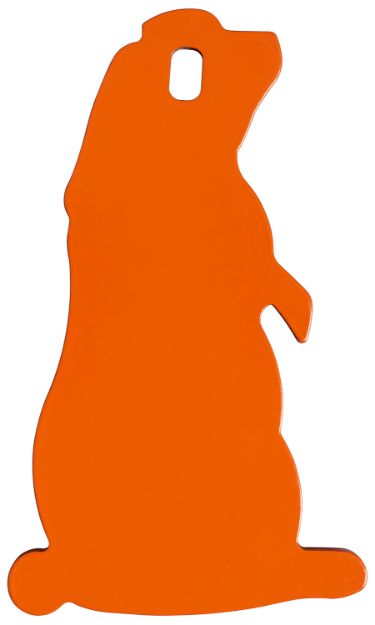 Picture of Champion Targets 44916C Impact Steel Prairie Dog Target Rimfire Orange