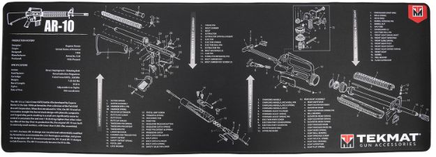 Picture of TekMat TEKR44AR10 AR-10 Cleaning Mat AR-10 Parts Diagram 15" x 44"