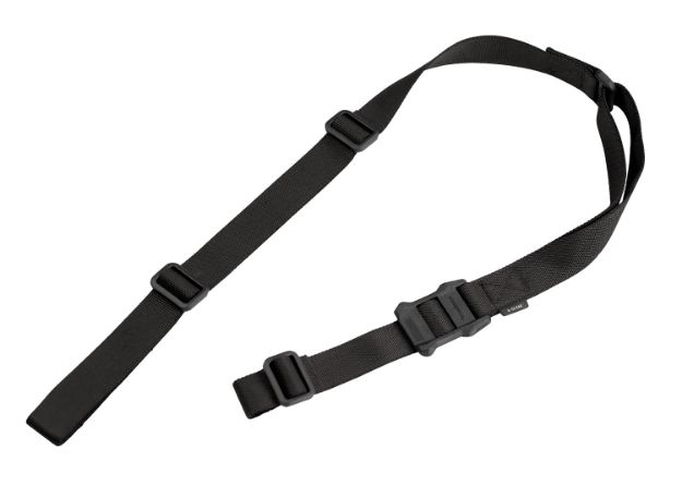 Picture of Magpul MAG513-BLK MS1 Sling made of Black Nylon Webbing with 48"- 60" OAL, 1.25" W & Adjustable Two-Point Design for AR Platforms