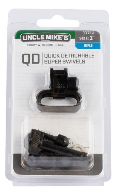 Picture of Uncle Mike's 11712 Super Swivel  for Remington 7400/ Four Autoloaders Blued 1" Loop