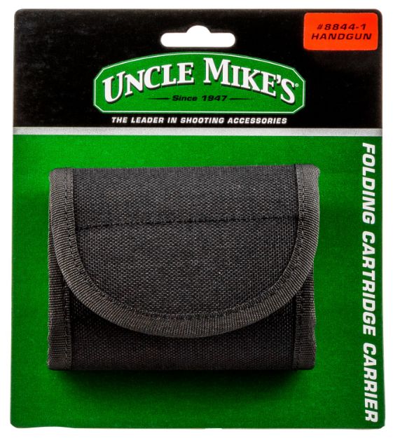 Picture of Uncle Mike's 8844 Folding Cartridge Carrier Handgun 12 Rounds Black Nylon