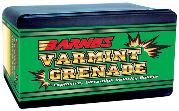 Picture of Barnes Bullets 30198 Varmint Grenade Ultra High Velocity 223Rem 50gr Flat Base Hollow Point 100/Box