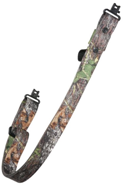 Picture of Outdoor Connection TPBUDS Original Super-Sling 2+ 1.25" W x 28"-37" L Adjustable Mossy Oak New Break-Up Nylon Webbing with Talon QD Swivels for Rifle/Shotgun