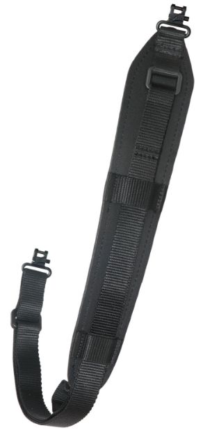 Picture of Outdoor Connection AD20913 Original Super-Sling 1" W Padded Black Nylon Webbing with with Talon QD Swivels for Rifle/Shotgun