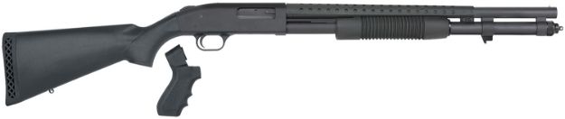 Picture of Mossberg 50694 590 Persuader 12 Gauge 3" 8+1 20" Cylinder Bore Heat-Shield Barrel Matte Blued Rec Black Synthetic Stock Includes Pistol Grip