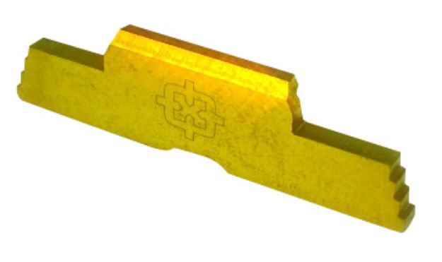 Picture of Cross Armory CRG5SLGD Slide Lock  Extended Compatible w/Glock Gen1-5/P80 Gold Steel