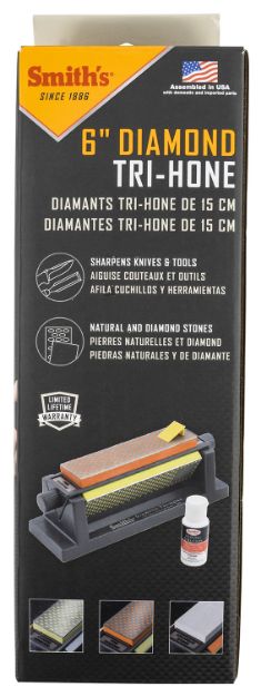 Picture of Smiths Products  Tri-Hone  Diamond Sharpener Coarse Coarse/Fine/Natural Gray