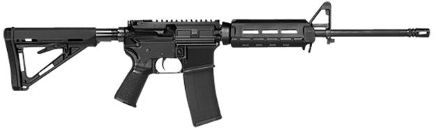 Picture of Del-Ton Inc RFTH16-MLOK Echo 316L 5.56x45mm NATO 16" 30+1 (1:9") Black Hard Coat Anodized Rec Black 5 Position Mil-Spec Stock/Magpul MOE Grip Right Hand