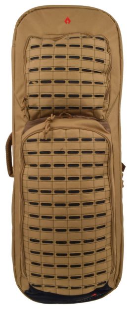 Picture of Advance Warrior Solutions FR28RBPBL/GR Frame  28" L Backpack with Side Handle, Tan Polyester for Tactical Rifle, Molle Front