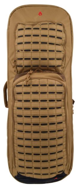 Picture of Advance Warrior Solutions FR36RBPBL/GR Frame  36" L Backpack with Side Handle, Tan Polyester for Tactical Rifle, Molle Front